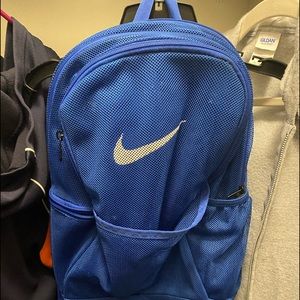 Nike Blue Mesh Backpack